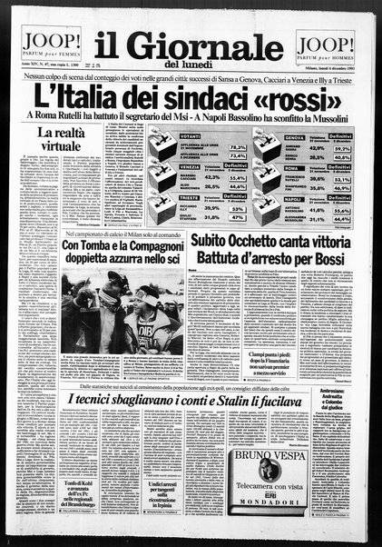 Il giornale del lunedi